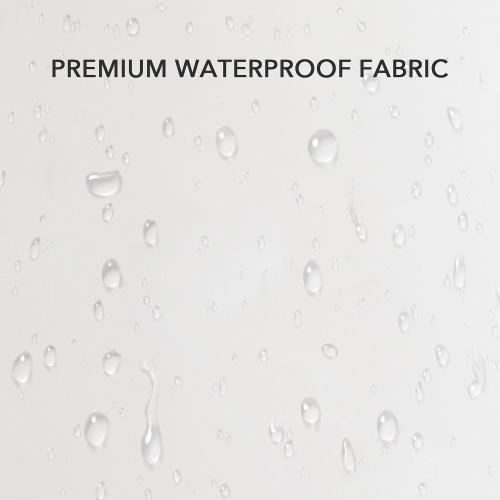 Oubonun 20x20 Outdoor Pillow Inserts (Pack of 2) - Square Waterproof Throw Pillow - Decorative Throw Pillows Insert for Couch Sofa Bed Patio Furniture - White Pillows
