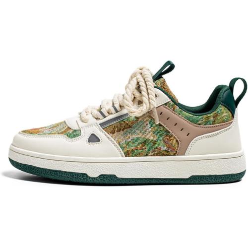 Size/6 Men Lightweight Non Slip Shoes Fashion Casual Versatile Board Shoes Color Blocking Design for Autumn and Winter Walking Sneaker