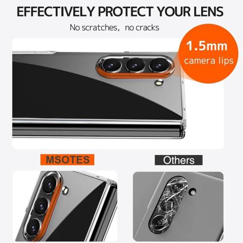 for Galaxy Z Fold 7 Case Compatible with MagSafe, Bulit-in Tempered Glass Screen Protector