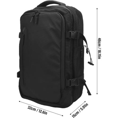 Vacuum Backpack, Oxford Cloth Watertight Lightweight Carry on Backpack with Lock & USB Charging Port, Laptop Bag | Travel Luggage for Business Adventure