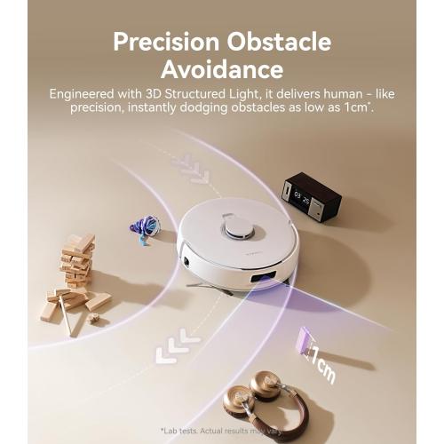 NARWAL Freo Pro Robot Vacuum and Mop Combo, Tangle Free Robot Mop, 8500Pa Powerful Suction, Self-Emptying, Auto Mop Washing, Auto Drying, Obstacle Avoidance, Ideal for Pet Hair and Hard Floor