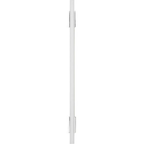 Amerock | Cabinet Pull | Polished Chrome/White | 7-9/16 inch (192 mm) Center to Center | Urbanite | 1 Pack | Drawer Pull | Drawer Handle | Cabinet Hardware