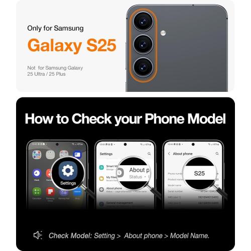 TORRAS Magnetic Shockproof for Samsung Galaxy S25 Case, Fit for MagSafe, 4X Military Grade Protection, Translucent Hard Back Slim Case for Samsung S25 Case, Anti-Fingerprint Anti-Scratch, Black