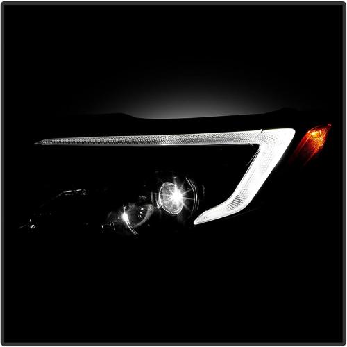 LED Headlight Assembly w/DRL For 2016-2021 Honda Pilot 2017-2021 Ridgeline LED Low Beam & Halogen High Beam (Driver Left Side)