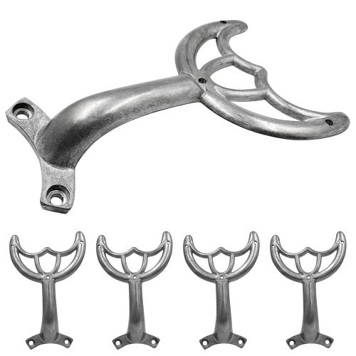 5 Pack Ceiling Fan Replacement Blades Arm for 42 inch Brass Fan Blade Arm (Silver)