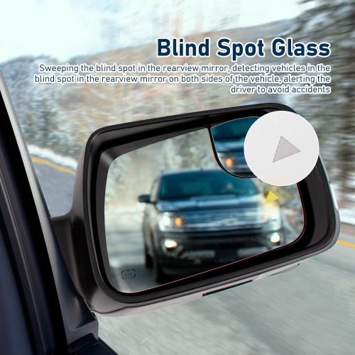 For Dodge Ram 1500 2019-2022 Door Mirror Assembly with Painted Black Back Cover Power Heated Manual Folding with Turn Signal Light Puddle Light Blind Spot Glass 9P Right Passenger Side (W/O Camera)