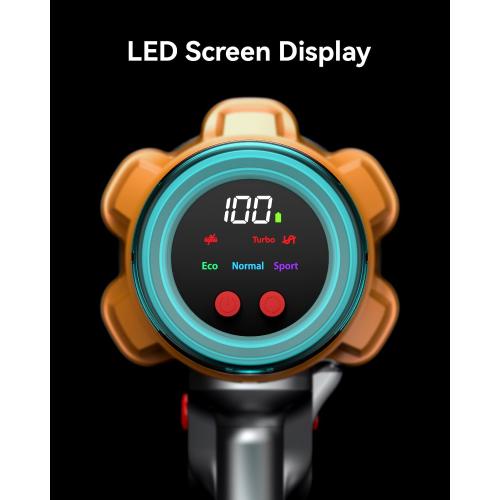 Cordless Vacuum Cleaner, 48KPA 550W 65Mins Self-Standing Vacuum Cleaners for Home, Cordless Stick Vacuum with Oversized Dust Cup, Rechargeable Vacuum for Hardwood Floor, Carpet, Pet Hair