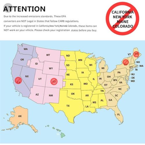 Front Catalytic Converter 16581 0795267 Compatible with 10-14 Chevy Equinox 12-15 Captiva Sport 10-14 GMC Terrain 2.4L L4