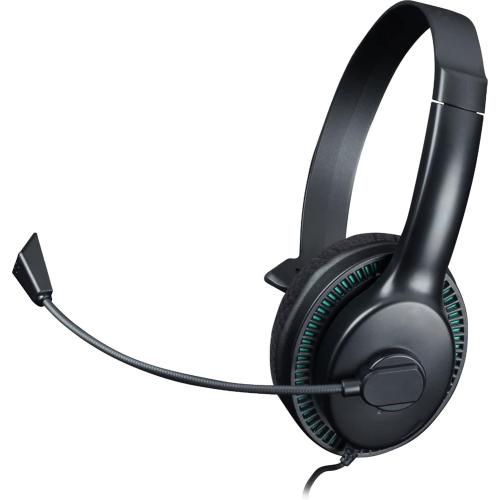Insignia - Wired Chat Headset for Xbox Series X | S and Xbox One - Black/Green