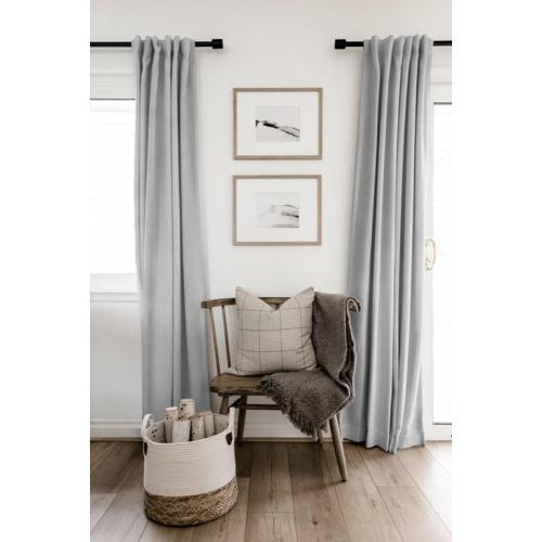 100% Blackout Shield Blackout Curtains for Bedroom  Back Tab/Rod Pocket Living Room Drapes, Thermal Insulated Blackout Curtains 2 Panels  L, Grey