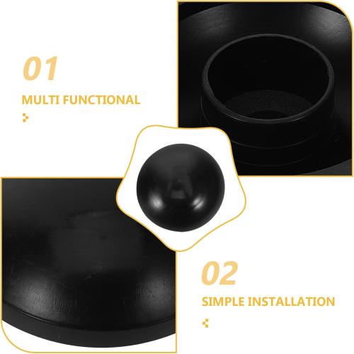 2 pack...Milisten Replacement Trampoline Pole Caps 8-Pack 1.96 Inch Plastic Tube Covers for Trampoline Safety Net Poles Durable Rod Protectors for Enclosure Nets