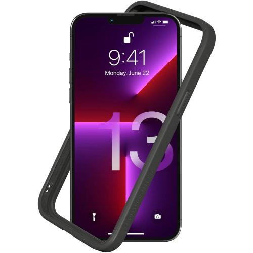 RhinoShield Bumper Case Compatible with [iPhone 13 Pro Max] | CrashGuard NX - Shock Absorbent Slim Design Protective Cover 3.5M / 11ft Drop Protection - Graphite