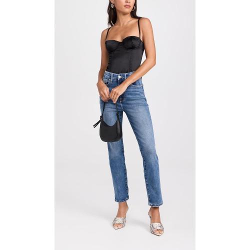 Always Fitting Good Legs Straight Jeans by good american 14/32