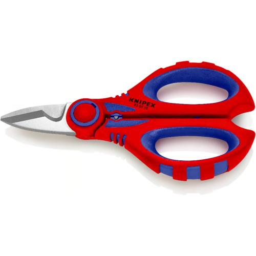 Knipex 95 05 10 SB Electricians' Shears with Multi-Component Grips, fibreglass-Reinforced 160 mm (Blister Packed)
