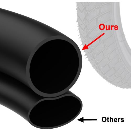 2 Set 12.5x2.25 12-1/2x2 1/4 Tire and Inner Tube Set for Scooter Electric bike, 57-203 Tire Compatible with Jetson E-Bike Pocket Mod Currie eZip Schwinn - 2set