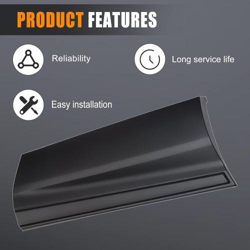 Rear Right Door Lower Molding Door Garnish Trim Compatible with Honda CR-V 2017 2018 2019 2020 2021 2022 Replace# 75313-TLC-A01 75313TLCA01 HO1505110 75124 Without Chrome