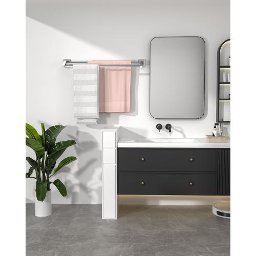 Alise Double Bath Towel Bars Towel Racks for Bathroom,Wall Mount Towel Holder Heavy Duty SUS304 Stainless Steel Towel Hanger Towel Rail,Brushed Nickel