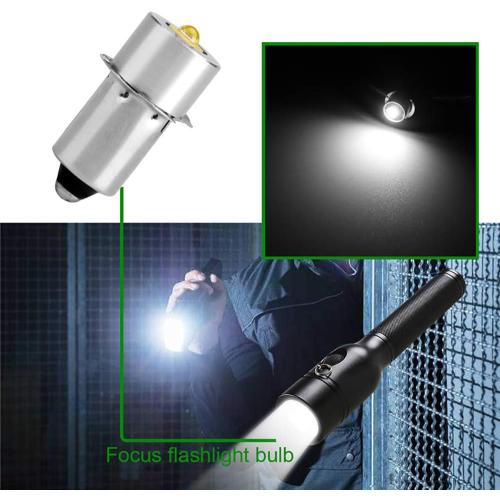 TRLIFE LED Flashlight, Maglight LED Replacement for 3-16 C&D Cells, 3W 12V-18V Bulbs (1 Pack)