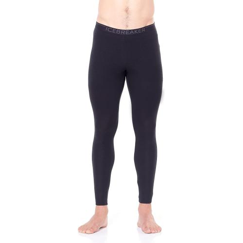 Size Medium Icebreaker Merino Mens Everyday Cold Weather Leggings-Wool Base Layer Thermal Pants
