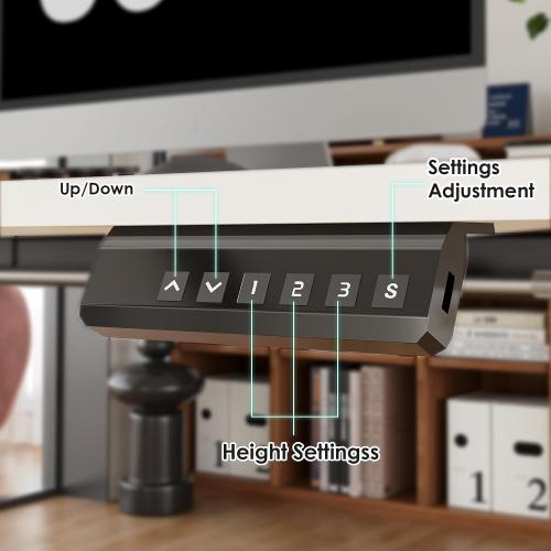 Electric sit  Stand desk Adjustable Height Sit Stand Home Office Desk