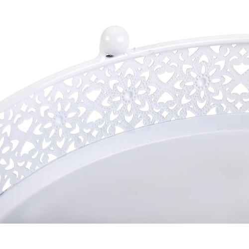 Hedume Set of 3 Cake Stand, Dessert Display Cupcake Stands, Round Metal Cake Stands, Cupcake Pastry Candy Display Plate for Wedding, Event, Birthday Party