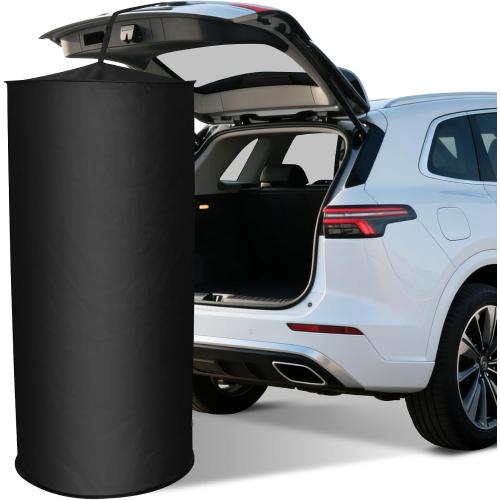 2026 Upgraded Portable Changing Room Tent - Instant Pop Up Privacy Pod with Upgraded Strong Suction Cups for SUV Liftgate, Heavy Duty 300D Fabric for Camping, Shower, Beach and Toilet Stall
