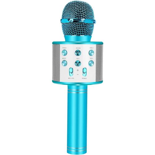 Bluetooth Karaoke Microphone Wireless: Portable Handheld Mic for Kids Adults Singing - Perfect for Christmas Birthday Holiday Party
