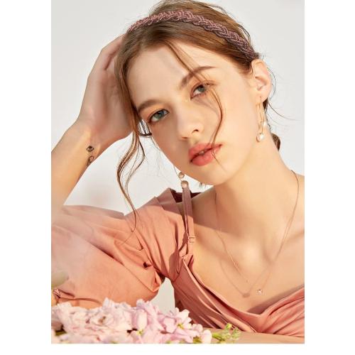 LYroo Cute Pearl Headbands Beaded Headband Metal Head Bands No Slip Fashion Hair Accessories for Women Girls,10 Pack