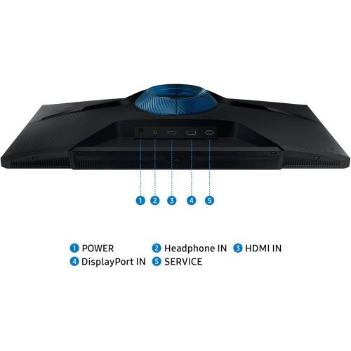 Samsung 24-Inch Odyssey G3 (G30D) Series FHD Gaming Monitor, 1ms, 180Hz, AMD FreeSync, Adjustable Stand, Black Equalizer, Virtual Aim Point, Eye Saver Mode, Flicker-Free, LS24DG302ENXZA