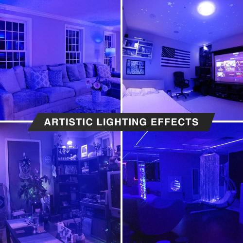 2 Pack BlueX LED Blue Light Bulb - 4W (40Watt Equivalent) - E12 Base Blue LED Bulb, Party Decoration, Porch, Home Lighting, Holiday Lighting, Chandelier Light Bulbs, Candelabra Bulbs