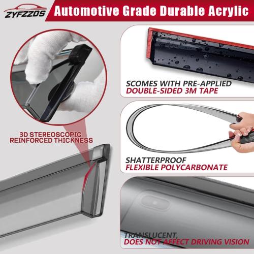 Window Rain Guards & Shields for 2007-2018 Jeep Wrangler JK Unlimited | Vent Visors, Wind Deflectors & Shades for 2007-2018 Wrangler JKU