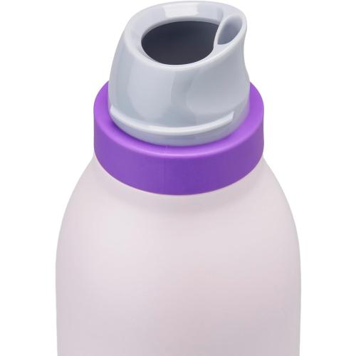 Owala FreeSip Twist Insulated Stainless Steel Water Bottle with Straw for Sports and Travel, BPA-Free, 24-oz, Pink/Purple (Dreamy Field)
