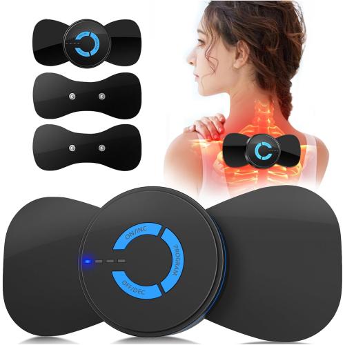 Wireless Tens Laser Device. KTS Neck Massager,Tissue back massager. Rechargeable Intelligent TENS Unit Muscle Stimulator for Pain Relief - FSA or HSA Eligible Deep Tissue EMS Massager Management for Back, Neck, Arm Electronic Pulse Machine