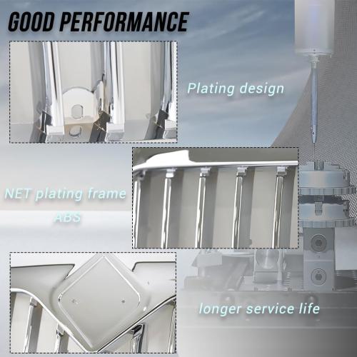 Chrome Grill Grille Compatible With 2001-2016 International Durastar 4300