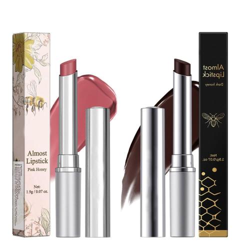 Almost Lipstick, 1.9g/0.07 oz, Pink and Dark Honey Shades, Glossy Moisturizing Lip Color