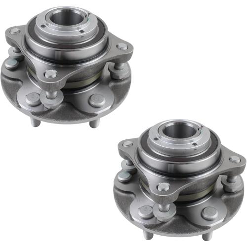 PAROD 2pcs 515040 2WD Only Front Wheel Bearing and Hub Assembly Compatible with 2003-2016 Toyota 4Runner, 2007-2009 FJ Cruiser, 2005-2017 Hilux, 2005-2019 Tacoma 6Lugs w/ABS