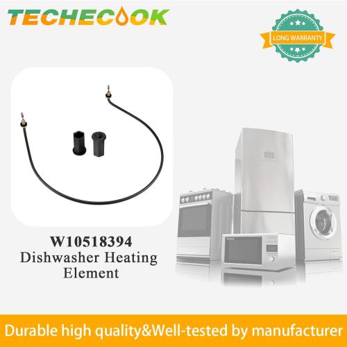W10518394 W10441445 PS8260087 Dishwasher Heating Element by Techecook - Fit for Whirlpool Kenmore Amana Maytag Dishwasher - Replaces W10134009 AP5690151 W10518394VP WDF520PADM7 WDT710PAYM3 WDT720PADM2