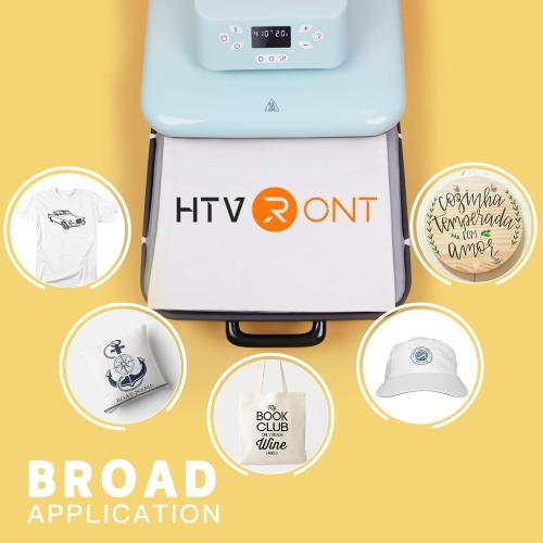 HTVRONT Auto Heat Press Machine for T Shirts - Heat Press 15x15 with Auto Release - Heats Up Fast & Heat Evenly, Professional Heat Press Machines for HTV, Sublimation, Heat Transfer Projects