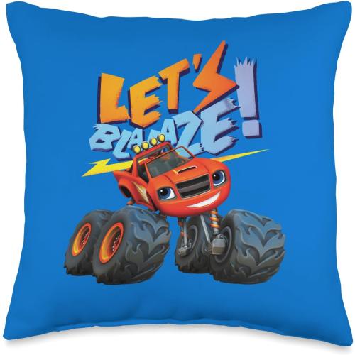 Blaze Let's Blaze! Throw Pillow