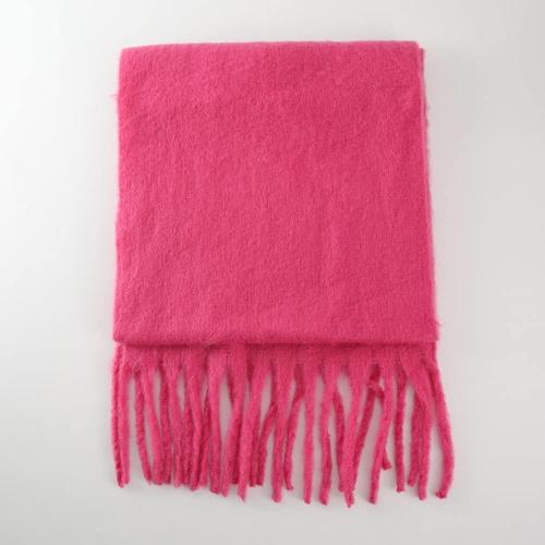 OUNIYA Large Chunky Scarf Oversized Fluffy Scarves Blanket Big Wool Thick Winter Warm