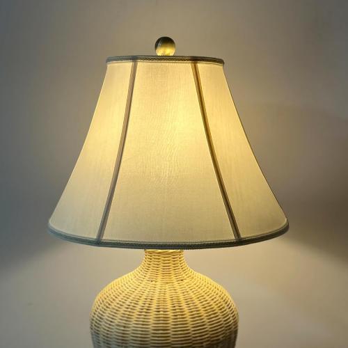 TOOTOO STAR Bell Lamp Shades, 7 x 15 x 10.5 Royal Style Spider LampShade or Table and Floor Lamps, Home Decor Beige Floor Lamp Table Lamp Shade