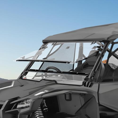 KEMIMOTO 2-IN-1 UTV Flip Windshield Compatible with Talon 1000R 1000X 1000X-4 2019-2024, Hard Coated PC Material, Impact Resistant, 95% Light Transmittance, UTV Ventilated Windshield Accessories