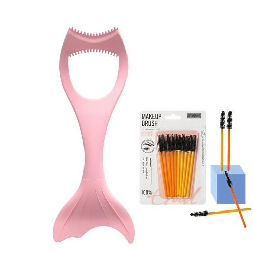 Mascara Shield Applicator Guard,lash Buddy,Makeup Lash Tool,Lash Separator Tool,Lash Applicator Tool,Reusable Makeup Tool,with One Premium Lash Brushes,Beginners Friendly for Women (Pink)