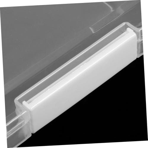 Didiseaon Press Nail Organizer Storage Box Large Capacity Transparent Nail Art Display Case Dustproof Collection and Showing Box for Salon and DIY Enthusiasts