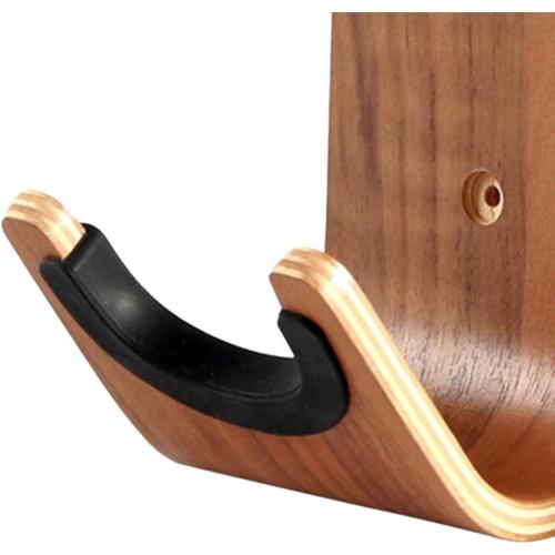 Elegant Wooden Wall Hook Organizer for Musical Instruments - Simple Setup, No Tools Required, for Guitar