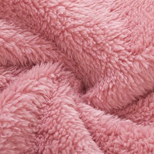 Size/M Womens Fleece Onesies Pajamas Jumpsuit Warm Sherpa Romper Sleepwear One Piece Zipper Hooded Playsuit Loungewear