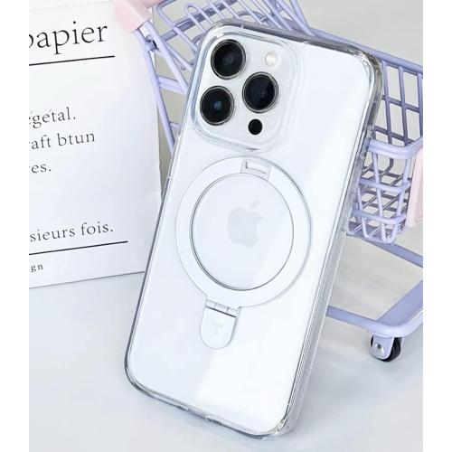 TORRAS Magnetic for iPhone 13 Pro Max Case 6.7 inch with Stand, Clear