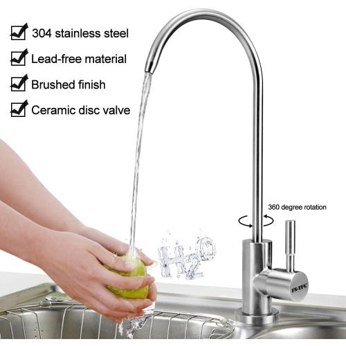 FS-TFC 5-Stage Reverse Osmosis Water Filtration System 100GPD Fast Flow Plus Extra 4 Filter for Free (FS-RO-100G-A)