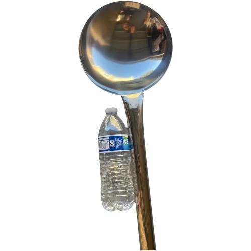 Extra Large 46” Stainless Steel Spoon – Giant Lightweight Cooking Ladle for Commercial & Home Use – Nearly 4ft Long Industrial Very Big Kitchen Spoon for Soups, Chili, Stock Pots, or Theater Prop