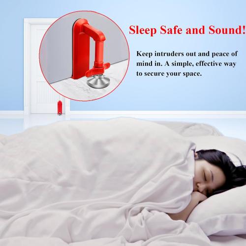Door Stoppers Security, Portable Door Lock for Travel, Hotel Safety Device